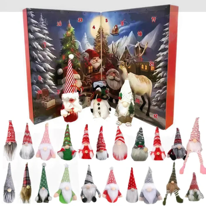 💥 LAST DAY CHRISTMAS SALE – 50% OFF! 💥 🎅2025 Christmas Handcrafted Gnomes Advent Calendar