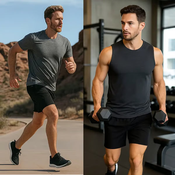 3 Pack Discount!🔥Men's 2 in 1 Stretch Active Quick Dry Gym Running Shorts With Liner