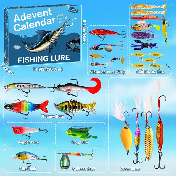 ๐Early Christmas Sale 49%๐-๐ฃ Fishing Advent Calendar 2025 (Limited Edition.)