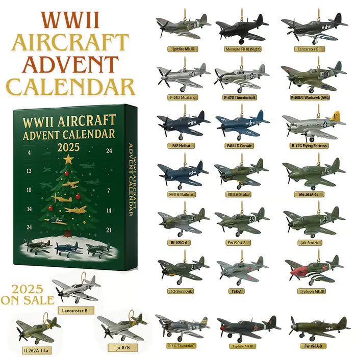 WWII Aircraft Advent Calendar 2025 – 24 Days of Iconic Warbirds