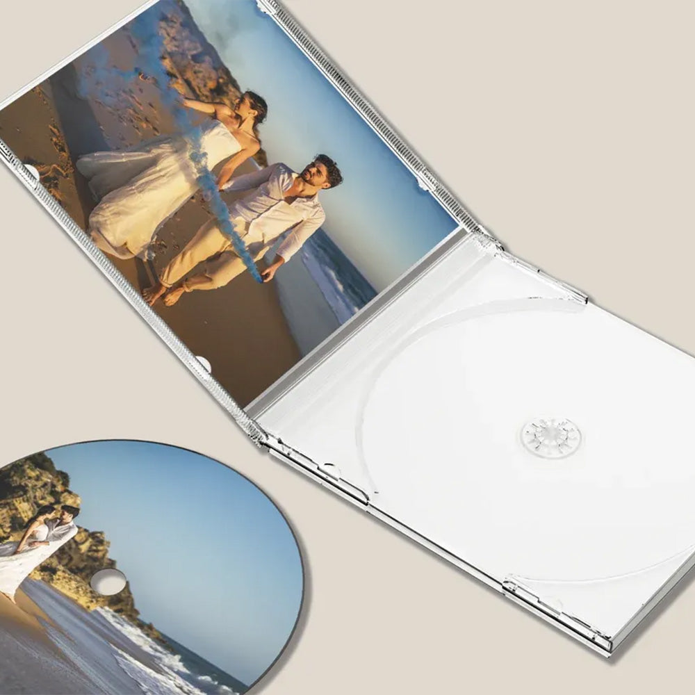 Custom CD & Jewel Case 5/16 Songs Custom CD Mixtape | Personalized Custom CD Album, Valentines, Anniversary Wedding Gift