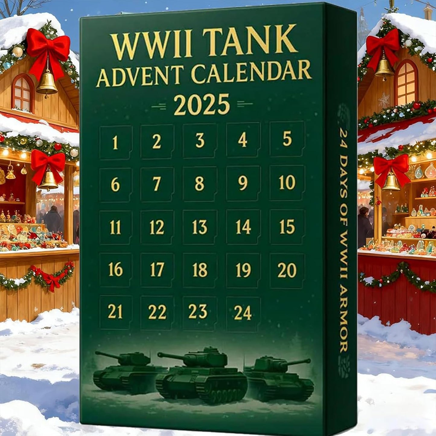 Kalendarz adwentowy WWII tank 2025
