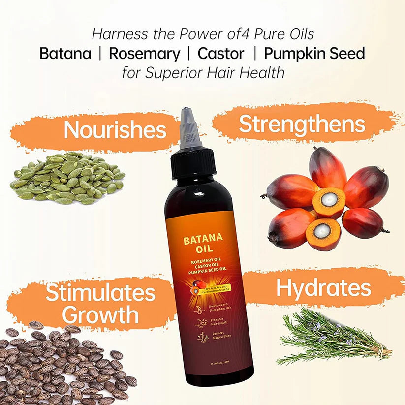 Honduran Batana Oil – 4-in-1 Hair & Scalp Formula For Men