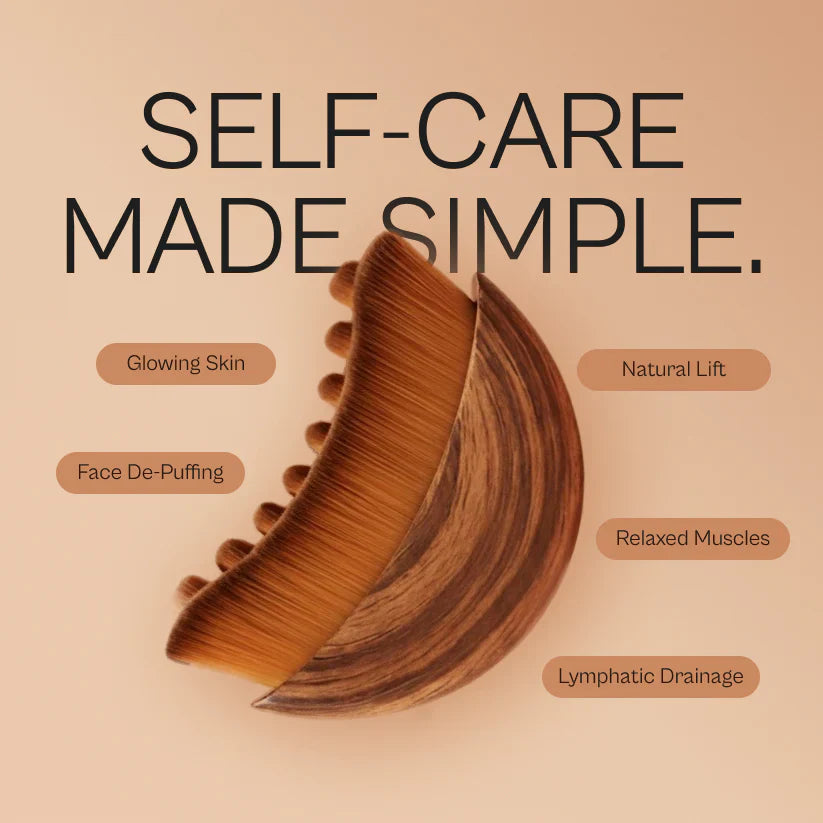Nutrasnest™ Lymphatic Contour Face Brush