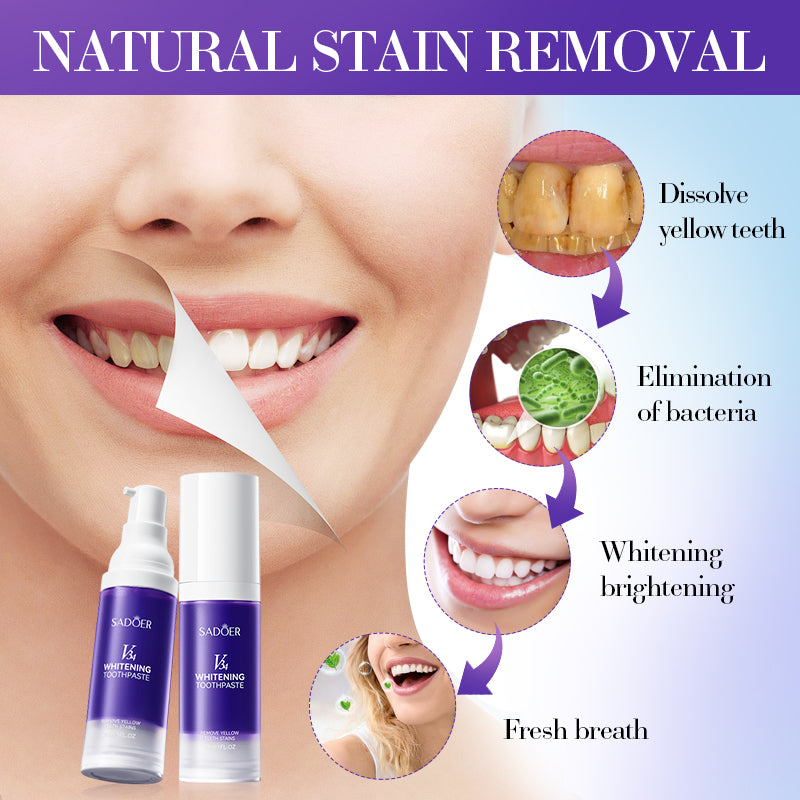 Sadoer V34 Whitening Toothpaste Fresh Flavor