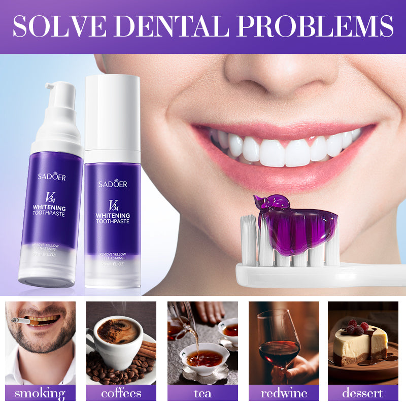 Sadoer V34 Whitening Toothpaste Fresh Flavor