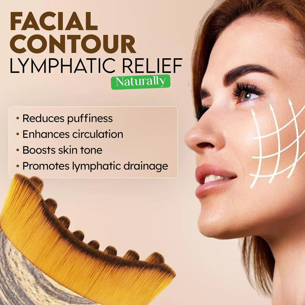 Nutrasnest™ Lymphatic Contour Face Brush