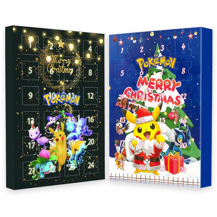 Christmas 2025 Pokaman Doll 24-Day Countdown Advent Calendar Surprise Gift