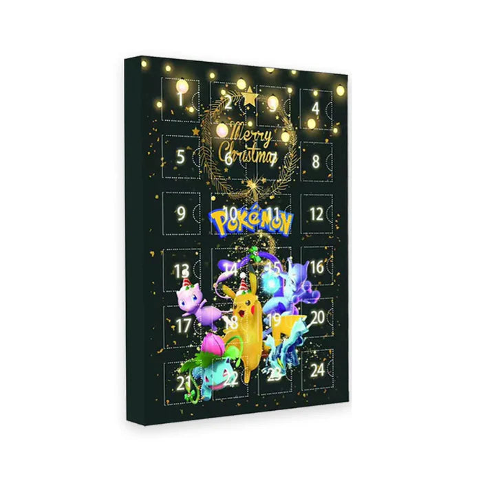 Christmas 2025 Pokaman Doll 24-Day Countdown Advent Calendar Surprise Gift