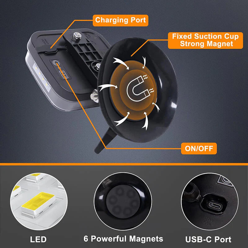 Agrieyes USB-C Wireless Trailer Lights