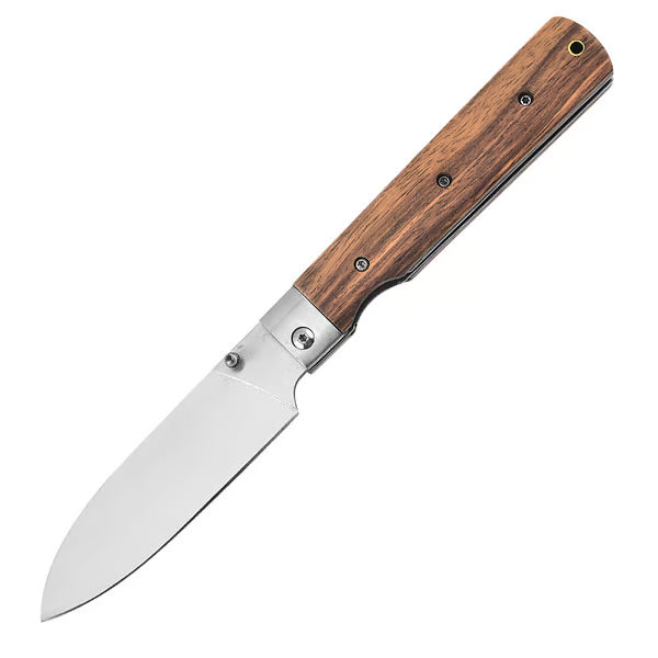 440C Stainless Steel Wood Handle Portable Chef Knife