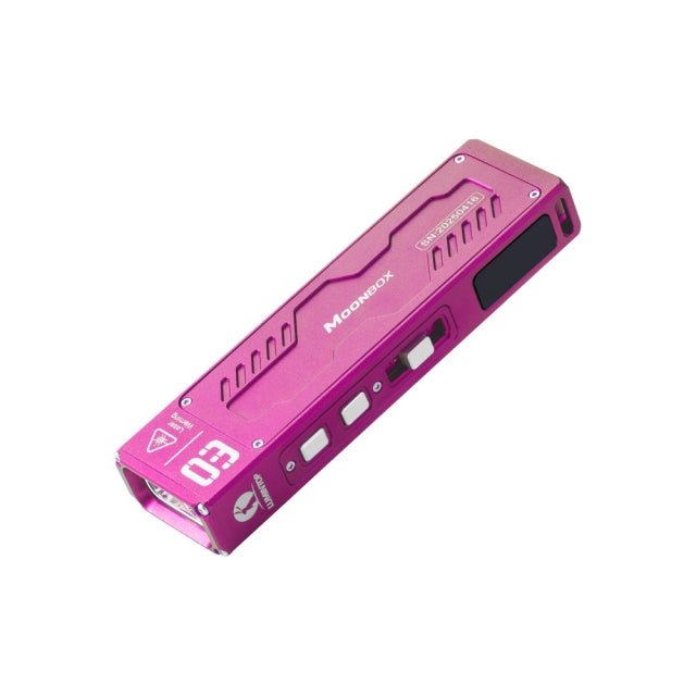 Lumintop MoonBox 3.0 Magnetic Rechargeable EDC Flashlight with RGB & UV Light Laser Pointers