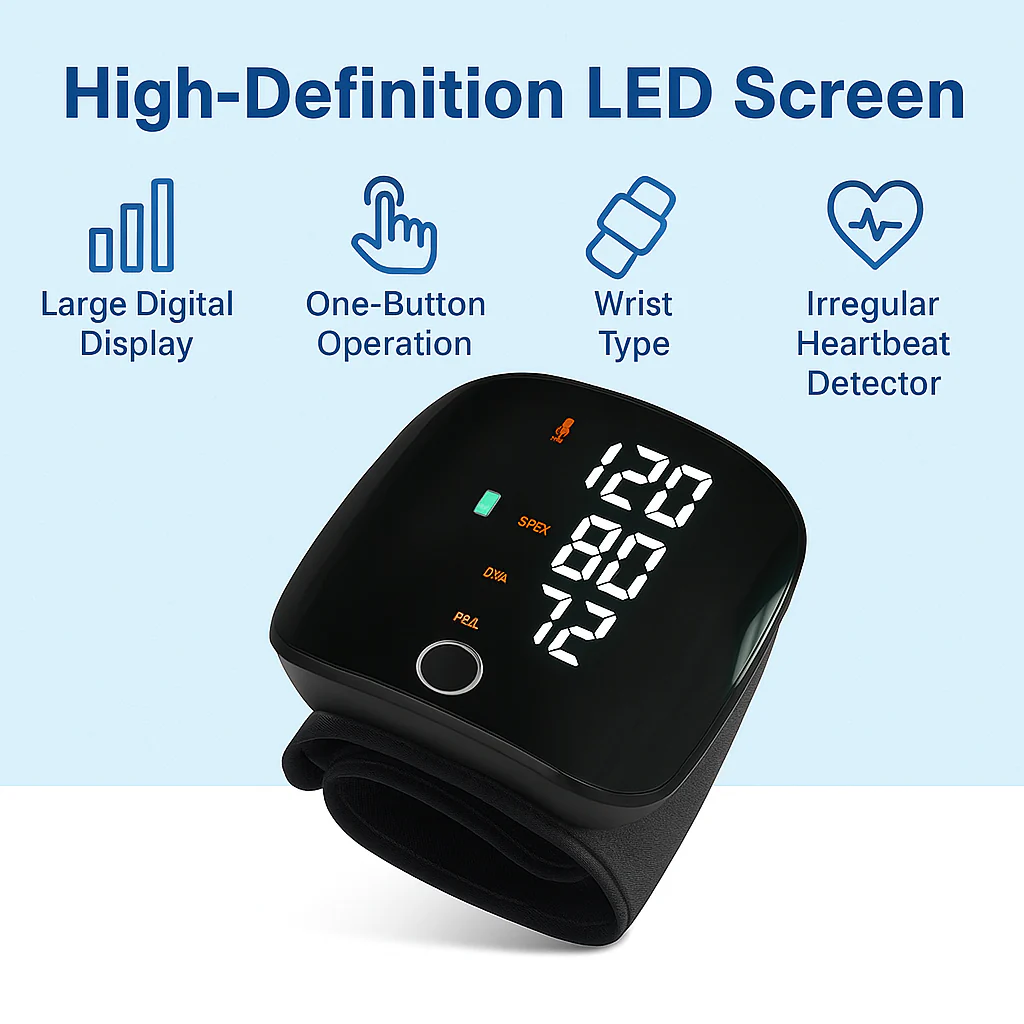 ⏱️FLASH SALE 60%OFF🔥 HOOMWELL™ – Clinical-Grade BP Monitor