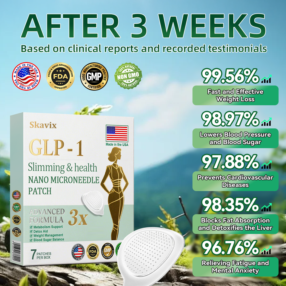 【Last Day Promotion 60% OFF🔥】Skavix® NIDDK-Tirzepatide Slimming & health NANO MICRONEEDLE PATCH🇺🇸👨‍⚕️（Zero Pain, 24/7 Release | Lose 20lbs FAST | 90% Sugar Drop | ）🔥🎁
