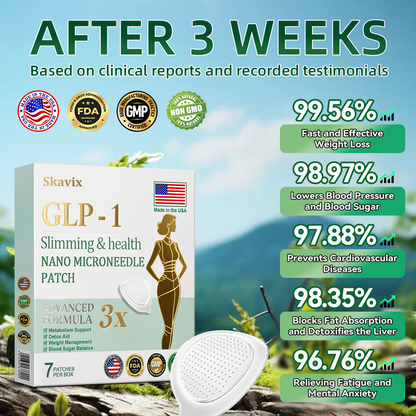 【Last Day Promotion 60% OFF🔥】Skavix® NIDDK-Tirzepatide Slimming & health NANO MICRONEEDLE PATCH🇺🇸👨‍⚕️（Zero Pain, 24/7 Release | Lose 20lbs FAST | 90% Sugar Drop | ）🔥🎁