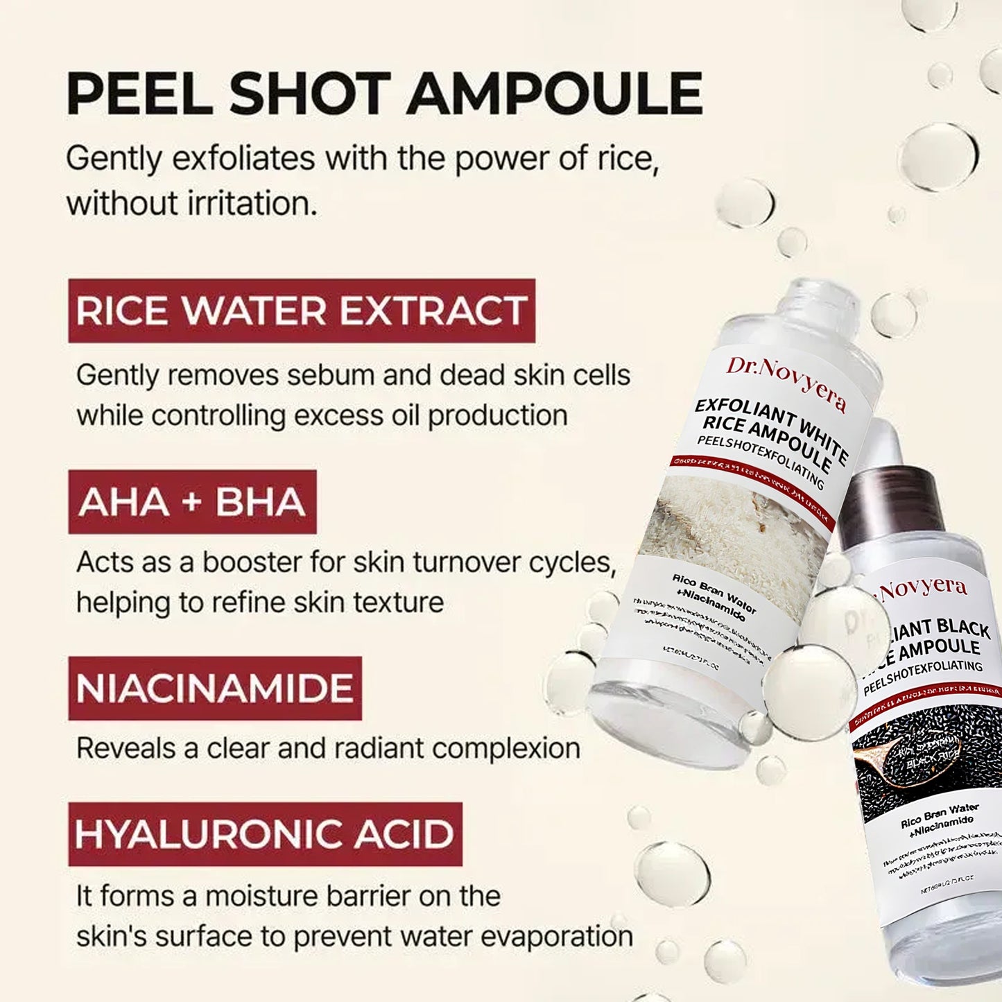 🏆 Peel Shot Glow Rice Ampoule Duo