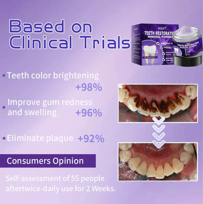 AQA™ Teeth Restoration Mineral Powder🦷(ADA recommended)(🎁Flash Sale - Don’t Miss Out)