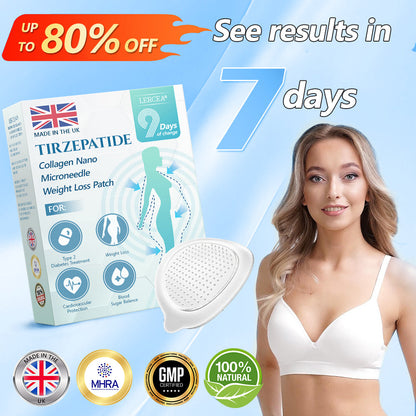 【Last Day Promotion 60% OFF🌟】🌈🌈𝐋𝑬𝘙𝐶𝘌𝘼® SMGT-GLP-1 𝐓𝐢𝐫𝐳𝐞𝐩𝐚𝐭𝐢𝐝𝐞 & 𝐂𝐨𝐥𝐥𝐚𝐠𝐞𝐧 𝐍𝐚𝐧𝐨 𝐌𝐢𝐜𝐫𝐨𝐧𝐞𝐞𝐝𝐥𝐞 𝐖𝐞𝐢𝐠𝐡𝐭 𝐋𝐨𝐬𝐬 𝐏𝐚𝐭𝐜𝐡丨Targets Obesity, Loose Skin, High Blood Pressure, Diabetes, Fatty Liver, Joint Pain, Brain Fog, Low Energy, Body Aches, and More