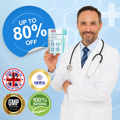 【Last Day Promotion 60% OFF🌟】🌈🌈𝐋𝑬𝘙𝐶𝘌𝘼® SMGT-GLP-1 𝐓𝐢𝐫𝐳𝐞𝐩𝐚𝐭𝐢𝐝𝐞 & 𝐂𝐨𝐥𝐥𝐚𝐠𝐞𝐧 𝐍𝐚𝐧𝐨 𝐌𝐢𝐜𝐫𝐨𝐧𝐞𝐞𝐝𝐥𝐞 𝐖𝐞𝐢𝐠𝐡𝐭 𝐋𝐨𝐬𝐬 𝐏𝐚𝐭𝐜𝐡丨Targets Obesity, Loose Skin, High Blood Pressure, Diabetes, Fatty Liver, Joint Pain, Brain Fog, Low Energy, Body Aches, and More