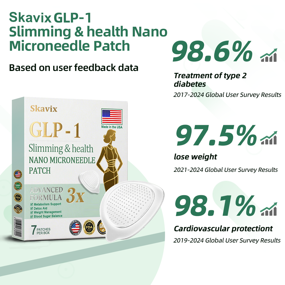 【Last Day Promotion 60% OFF🔥】Skavix® NIDDK-Tirzepatide Slimming & health NANO MICRONEEDLE PATCH🇺🇸👨‍⚕️（Zero Pain, 24/7 Release | Lose 20lbs FAST | 90% Sugar Drop | ）🔥🎁