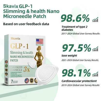 【Last Day Promotion 60% OFF🔥】Skavix® NIDDK-Tirzepatide Slimming & health NANO MICRONEEDLE PATCH🇺🇸👨‍⚕️（Zero Pain, 24/7 Release | Lose 20lbs FAST | 90% Sugar Drop | ）🔥🎁
