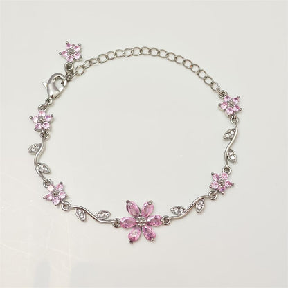Zircon Colorful Bow Bracelet Gift for Her