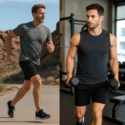 3 Pack Discount!🔥Men's 2 in 1 Stretch Active Quick Dry Gym Running Shorts With Liner
