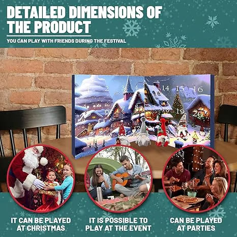 💥 LAST DAY CHRISTMAS SALE – 50% OFF! 💥 🎅2025 Christmas Handcrafted Gnomes Advent Calendar