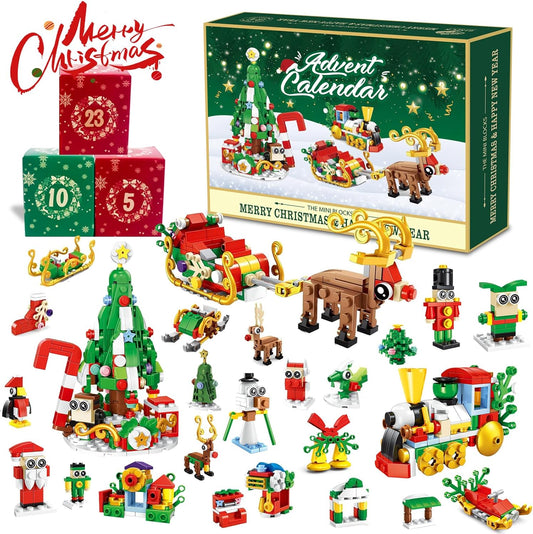 🏆#1 Best Seller💥Christmas 2025 Advent Calendar, 24 Days of Christmas Blocks