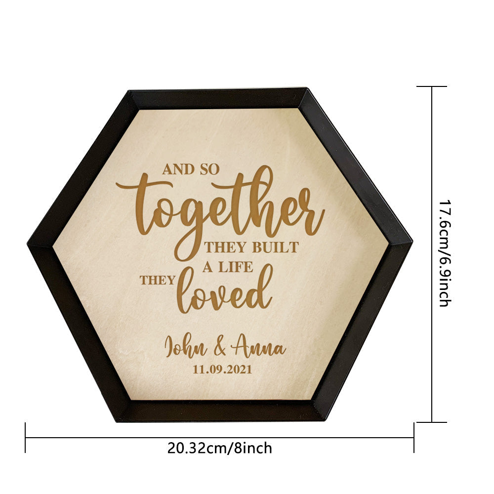 Custom Wood Jewelry Tray Engagement Jewelry Ring Holder Dish Home Decor Gift