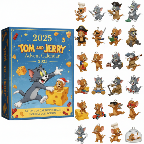 🐱🐭 2025 Tom and Jerry Advent Calendar: 24 Days of Cartoon Chaos! 🎁