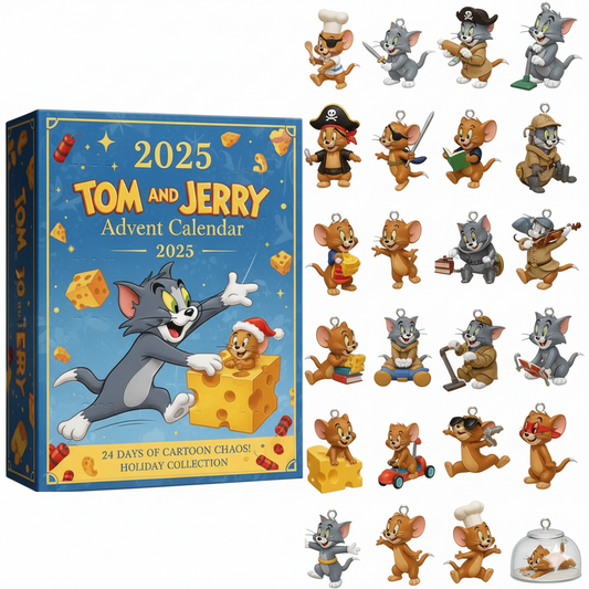 🐱🐭 2025 Tom and Jerry Advent Calendar: 24 Days of Cartoon Chaos! 🎁