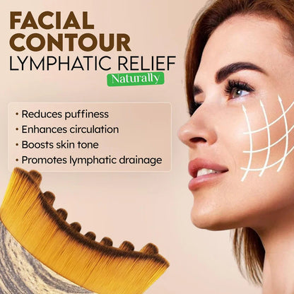 Nutrasnest™ Lymphatic Contour Face Brush