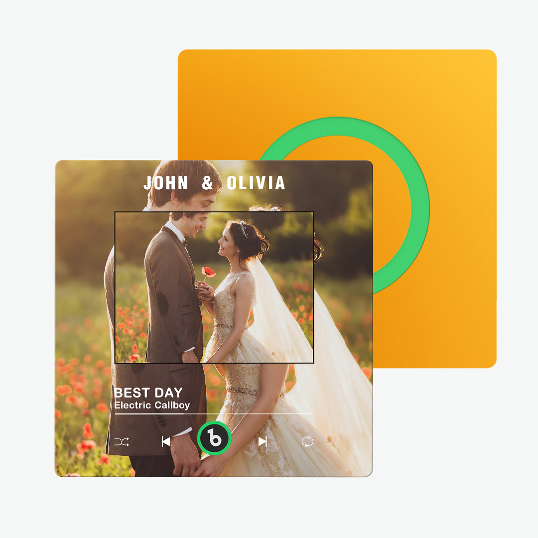 Custom Music Fridge Magnet New 4.0 Upgrade Album Fridge Magnet Wedding Gifts Colorful