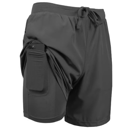 3 Pack Discount!🔥Men's 2 in 1 Stretch Active Quick Dry Gym Running Shorts With Liner