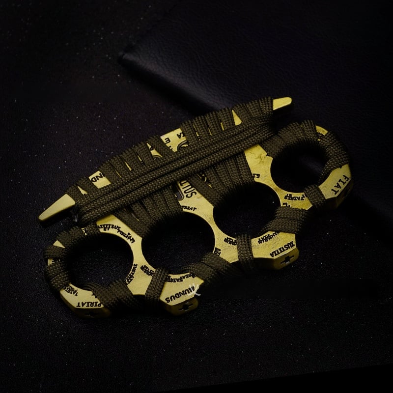 WIith Paracord-Brass