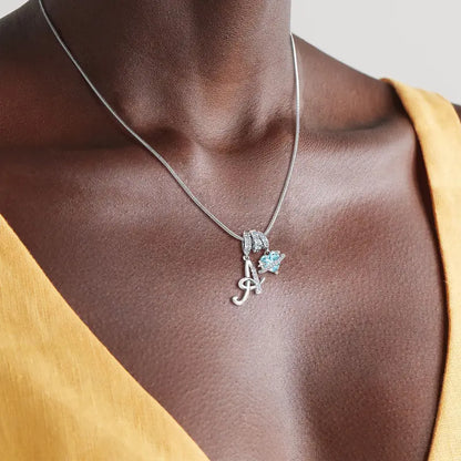 Art Design Letter Necklace Fashion Latest Custom Personalized Name Necklace Exguisite Gift Accessories For Women, Girls