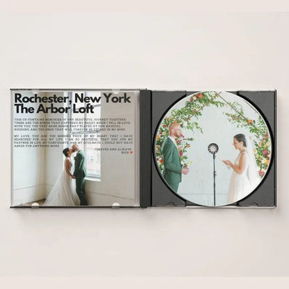 Custom CD & Jewel Case 5/16 Songs Custom CD Mixtape | Personalized Custom CD Album, Valentines, Anniversary Wedding Gift