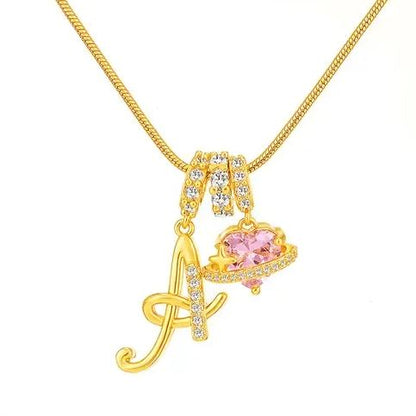 Art Design Letter Necklace Fashion Latest Custom Personalized Name Necklace Exguisite Gift Accessories For Women, Girls