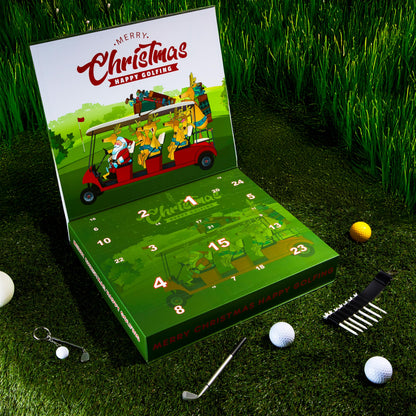 Golf Advent Calendar 2025 for Men Adults Christmas Countdown Calendar 24 Mini Golf Surprises Socks Novelty Fun Gifts Dad Lovers