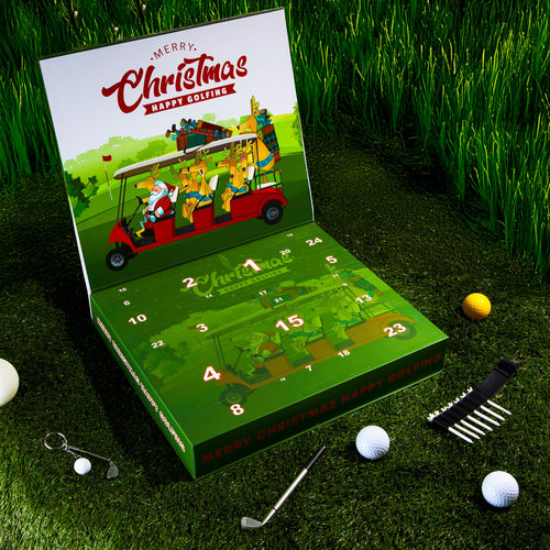 Golf Advent Calendar 2025 for Men Adults Christmas Countdown Calendar 24 Mini Golf Surprises Socks Novelty Fun Gifts Dad Lovers