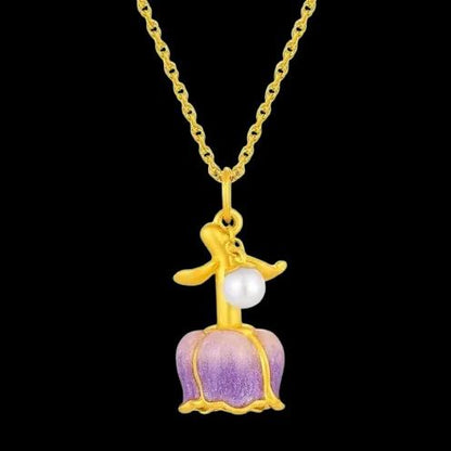 Blooming Rose Necklace - Change Colors with Your Mood Temperature-sensitive Color-changing Necklace Gift for her
